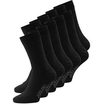 Calcetines para Hombre Jack & Jones Jacjens, 10 Piezas, Color Negro