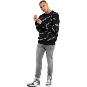 Carlo Colucci Logo-Pullover für Herren