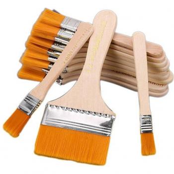 12 Pcs Flat Head Art Paintbrush Set