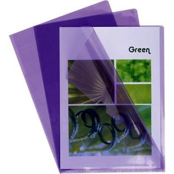 Dossier A4 color violeta con fundas