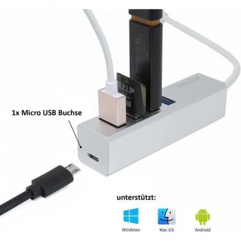 Ciabatta Multipresa con 4 Porte USB 3.0