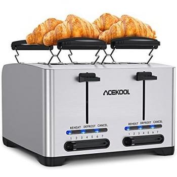 TA1 Kompakt-Toaster mit integriertem Brötchenaufsatz – 1500 W