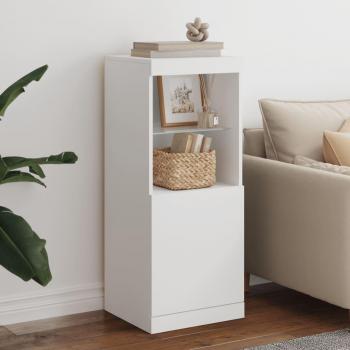 Buffet design LED blanc – meuble multifonction