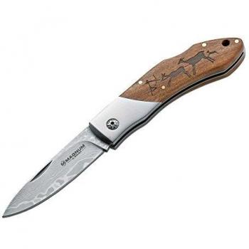 Boker Magnum Caveman Damascus Compact Knife