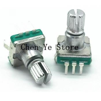 Codificador japonés EC11, switch 30, resolución 15, eje dentado 100% pulso a 12.5 mm