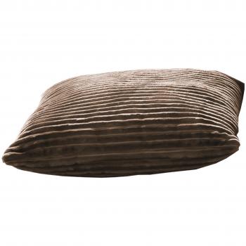 SchoenesWohnen24 Cord-Dekokissen, 50x50cm, taupe