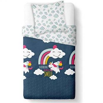 TODAY: Parure de Couette Junior, Coton, Multicolore, 140X200 CM