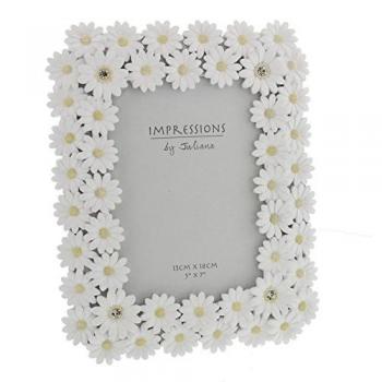 White Daisy Resin Picture Frame – 8' x 10'