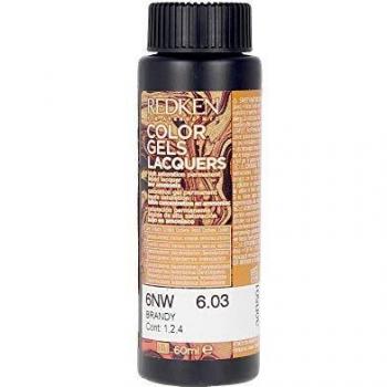 Redken Farbgel-Lack – 6NW Brandy, 60 ml – Drei Stück