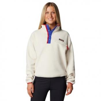 Columbia Helvetia II Cropped Fleece Felpa Bianca