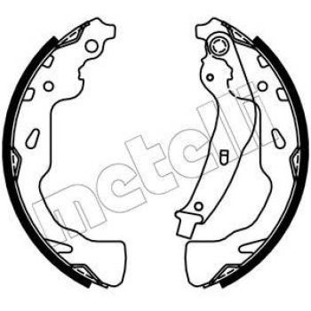 METELLI Bremsbacken hinten für SUZUKI 53200-M68P50