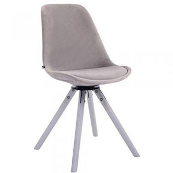 Troying Troyes Velute – Chaise Pivotante – Couleur Grise