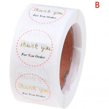 Étiquettes adhésives Merci pour scrapbooking et emballage