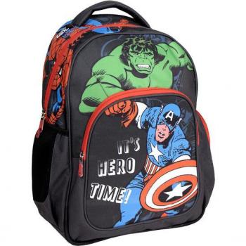 Mochila Escolar Avengers Black 42 cm