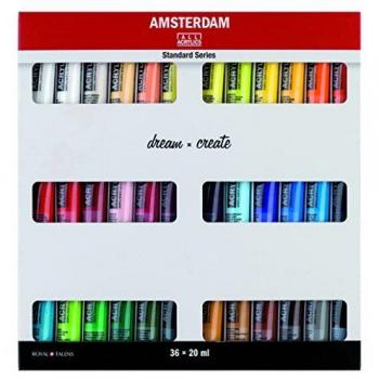 Talens AMSTERDAM Acrylfarben-Set Dream 36 x 20 ml Acryl Malfarbe Farbe