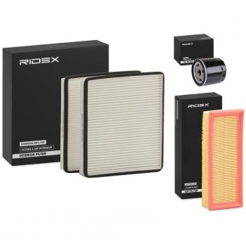 Kit filtro aria olio carburante Ridex 4055F20435