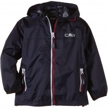 CMP Kids Waterproof Hooded Jacket, Navy