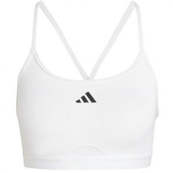 Bra de Entrenamiento Adidas Aeroréact 3 Stripes Blanco S
