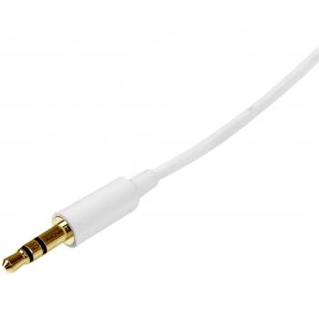 StarTech.com Cable de Audio Estéreo Mini Jack 3.5 mm 3 m Blanco