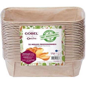 Moldes Únicos para Hornear y Congelar – 25 Paquetes de Papel 100% Verde