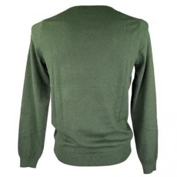 Sun68 Double Ribbed Green Sweater for Him 2XL