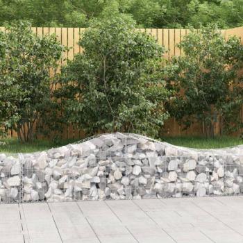 Cestine Arcuate per Gabbione – Doppio Set – 200x50x40/60 cm