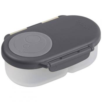 B.Box Grauer Lunchbox-Set – Snackbox mit Deckel