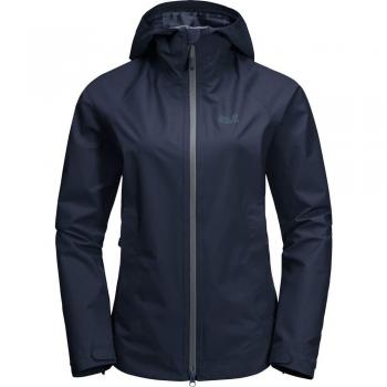 Veste Hard Shell Femme Jack Wolfskin Scenic Trail, Bleu Nuit, FR : M