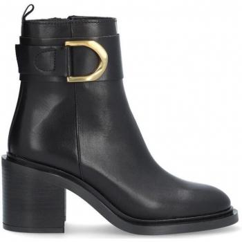 Botins Femininos com Tacão ALPE 273817 na Cor Preta