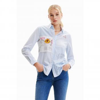 S Azúl Desigual Hamburg – Rayas Patch