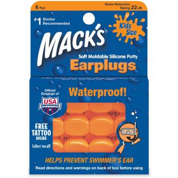 Macks Moldable Silicone Ear Plugs for Small Ears