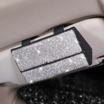 Rhinestone Sunglasses Holder for Car