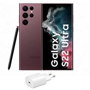 Samsung Galaxy S22 Ultra 5G Smartphone Android 128 GB Burdeos