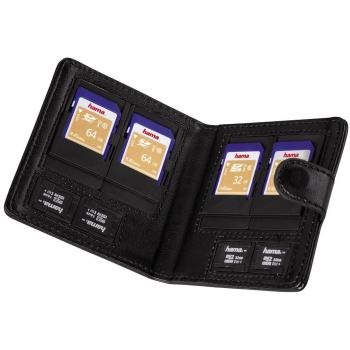 Black Hama Four-Capacity SD/Micro SD Case