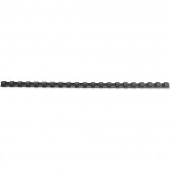 Kunststoff‑Bindeklammern GBC 21 Ringe – 240 Blatt A4, 28 mm, 50 Stück (schwarz)