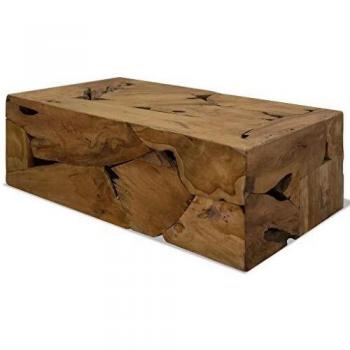 Coffee Table 90x50x30 cm in Genuine Teak by vidaXL