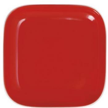 Kahla Deckelchen Pronto Colore eckig; 9.3x9.3x1.5 cm; rot; quadratisch; 1 Stück / Packung