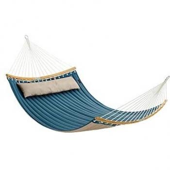 Amaca Doppia Blu e Beige con Portata 225 kg