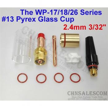 TIG Schweißgaslinse #13 Pyrex 10 Stück Set für WP-17/18/26 von CHNsalescom