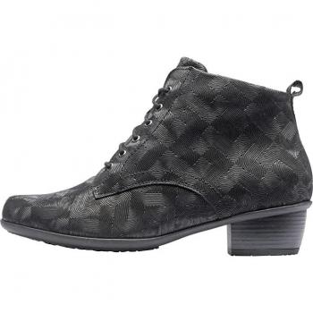 WALDLAUFER Black Hally Ankle Boots for Women