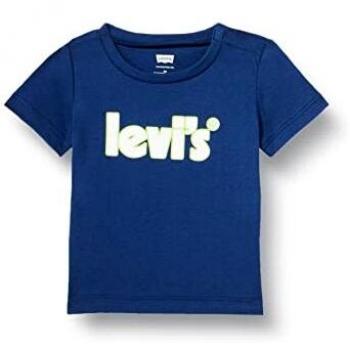 Levi's Boys' Short Sleeve Logo T-Shirt, 6EE540, Blue