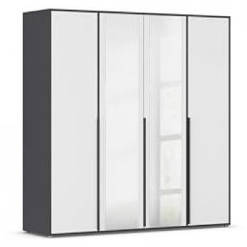 Drehtürenschrank RAUCH Kleiderschrank NAGATA mit Spiegel