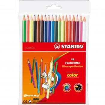 Pochette de 18 crayons de couleur STABILO
