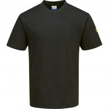 T‑shirt antistatique professionnel, Noir M – Portwest