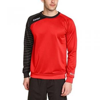 Männer Circle‑Trainingshirt Kempa – Rotes/Schwarzes Design – XXL