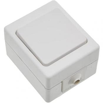 Switch Bipolare Kopp 10AX Bianco Superficie