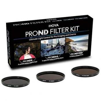 Hoya Pro Neutral Density ND8/ND64/ND1000 Filters Kit 58mm