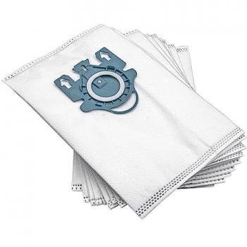 10x Esprit Compatible Vacuum Bag for Miele Elna – 27.5 cm × 18 cm White Microfleece