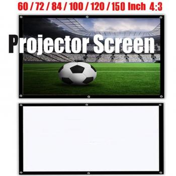 Portable 4:3 Projector Screen Matt White