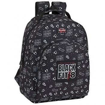 Mochila Mediana Unisex BlackFit8 Negra